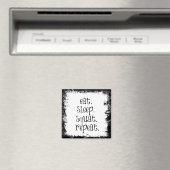 フィットネスジム引用文食べ:，睡眠，スクワット マグネット (インサイチュ (食洗機))