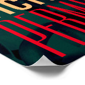 フィットネスジム重量インスピレーションスタイルカバー ポスター (角)