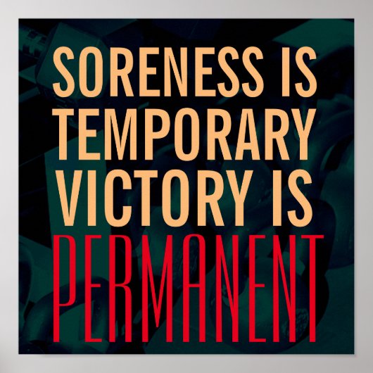 フィットネスジム重量インスピレーションスタイルカバー ポスター (正面)