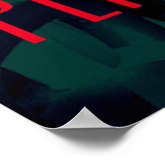 フィットネスジム重量インスピレーションスタイルカバー ポスター (角)