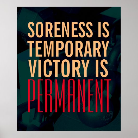 フィットネスジム重量インスピレーションスタイルカバー ポスター (正面)