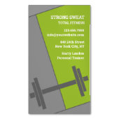 フィットネスジム マグネット名刺 (正面縦)