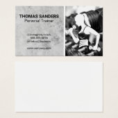 フィットネスジム | ワークアウト | パーソナルトレーナー (正面&裏面)