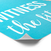 フィットネスジムfitspoフィットネススローガンを目撃 ポスター (角)