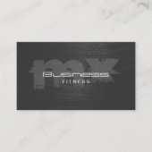 フィットネススクラッチダークモノグラムロイヤリティパンチ ロイヤリティカード (正面)