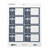 フィットネススタジオ ダンベル グレー ホワイト 発送ラベル ラベル (フルシート)