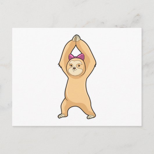 フィットネススポーツのスロー ポストカード (正面)