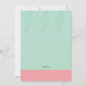 フィットネスセンター招待状 招待状 (裏面)