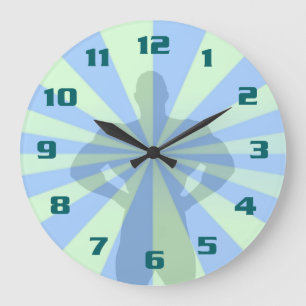 フィットネスタイムフィットネス&ジム ラージ壁時計