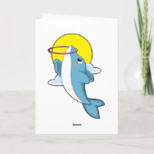 フィットネスタイヤのイルカ カード (裏面)