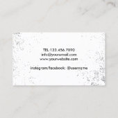 フィットネスタイヤトレーニングランジグブラックプロフェッショナル 名刺 (裏面)