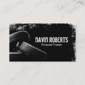フィットネスタイヤトレーニングランジグブラックプロフェッショナル 名刺 (正面)