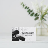 フィットネスタイヤフリップパーソナルトレーナー グランジ 名刺 (スタンド正面)