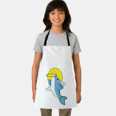 フィットネスタイヤ付きイルカ エプロン (インサイチュ)