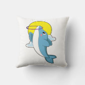 フィットネスタイヤ付きイルカ クッション (裏面)