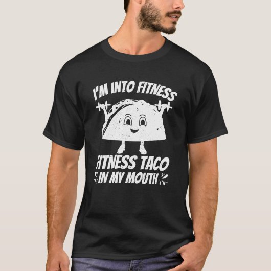 フィットネスタコ 楽しいジム  Tシャツ (正面)
