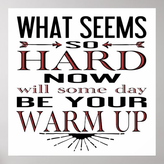 フィットネスダンやる気を起こさせる引用文 ポスター (正面)