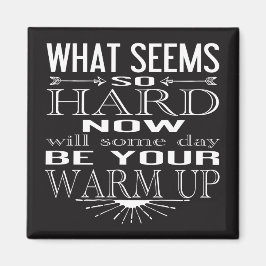 フィットネスダンやる気を起こさせる引用文 マグネット