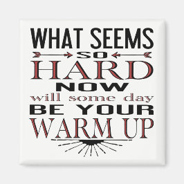 フィットネスダンスやる気を起こさせる引用文 マグネット