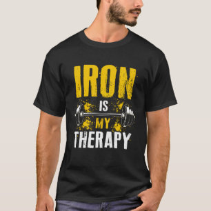 フィットネスダンベル筋建物重量上昇i tシャツ