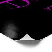 フィットネスチューリップパープル規律ポスター ポスター (コーナー)