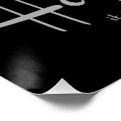 フィットネスチューリップホワイトハピネスポスター ポスター (コーナー)