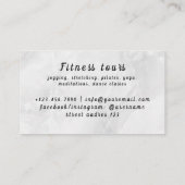 フィットネスツアーズ名刺 名刺 (裏面)