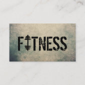 フィットネストレーナカッコいいグランジトレーニングボディビル 名刺 (正面)