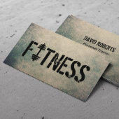 フィットネストレーナカッコいいグランジトレーニングボディビル 名刺