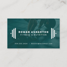 フィットネストレーナーの名刺（写真付） 名刺