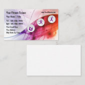 フィットネストレーナーの名刺 名刺 (正面/裏面)