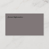 フィットネストレーナーの名刺 名刺 (裏面)