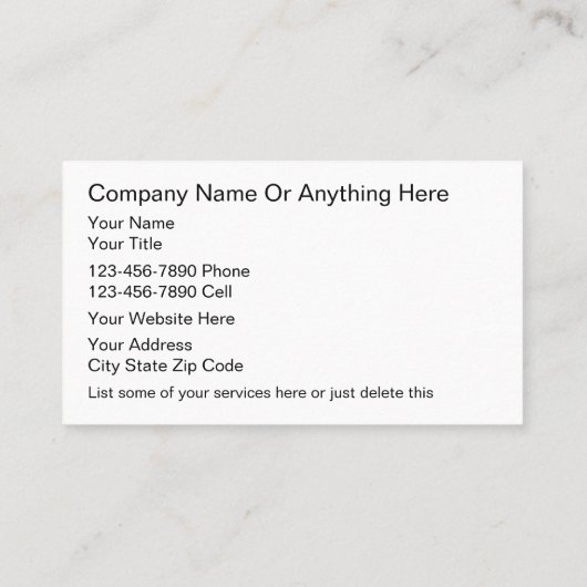 フィットネストレーナーの名刺 名刺 (裏面)