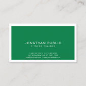 フィットネストレーナーエレガントモダンプロフェッショナルスポーツ 名刺 (正面)