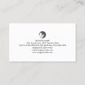 フィットネストレーナージムモノグラム名刺 名刺 (裏面)