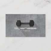 フィットネストレーナーダンベルメタルロイヤリティパンチ ロイヤリティカード (正面)