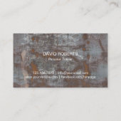 フィットネストレーナーバーニングダンベル消防ジム 名刺 (裏面)