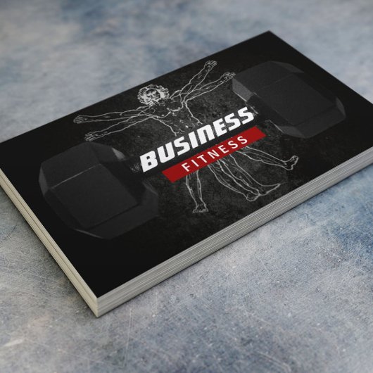 フィットネストレーナーパーフェクト体プロフェッショナル グランジ 名刺