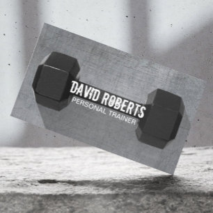 フィットネストレーナープロフェッショナルダンベルクールメタル 名刺