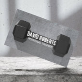 フィットネストレーナープロフェッショナルダンベルクールメタル 名刺