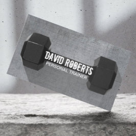 フィットネストレーナープロフェッショナルダンベルクールメタル 名刺