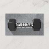 フィットネストレーナープロフェッショナルダンベルクールメタル 名刺 (正面)