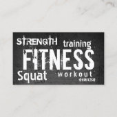 フィットネストレーナープロフェッショナルダークロイヤリティパンチ ロイヤリティカード (正面)