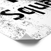 フィットネストレーナーボディビルグランジトレーニング ポスター (角)