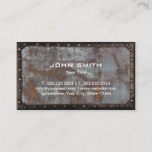 フィットネストレーナーラスティーグランジメタルプロフェッショナル 名刺 (裏面)