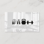 フィットネストレーナーロゴ | 健康ジム 予約カード (裏面)