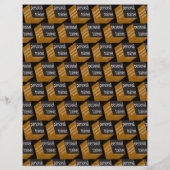 フィットネストレーナー幾何学的モダンデザイン チラシ (裏面)