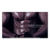 フィットネストレーナー、パーソナルトレーナー マグネット名刺 (正面)