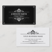 フィットネストレーナー – Shadow of Damask 名刺 (正面/裏面)