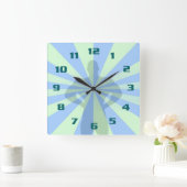 フィットネストレーニングとジム スクエア壁時計 (ホーム)